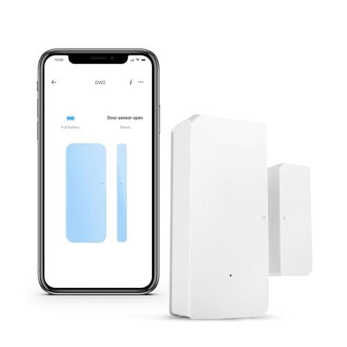 SONOFF DW2 WiFi drahtloser Tür-Fenstersensor, APP Alarm zur Automatisierung Ihres Zuhauses Drahtloses Alarm-Sicherheitssystem, kein Gateway erforderlich von SONOFF