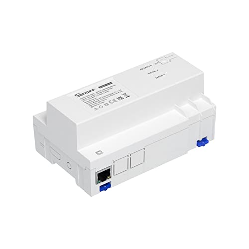SONOFF Smart Stackable Power Meter, SPM-Main Max.20A/Gang Smarte Wlan Stromzähler,Leistungsmessung Überspannungschutz eWelink APPSteuerung(Main Unit) von SONOFF