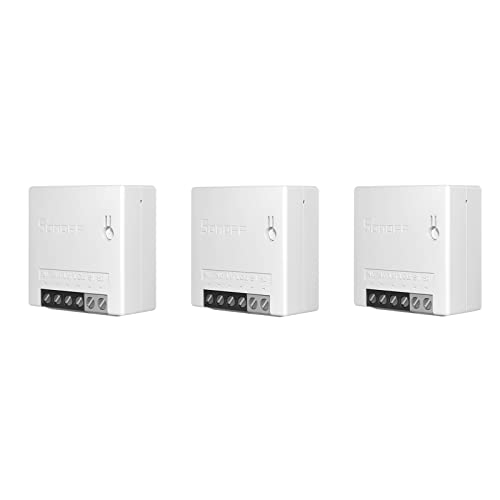 SONOFF Smart lichtschalter, MINI R2 3PCS 2-Wege wifi Intelligenter, Universelles DIY-Modul für Automatisierungslösungen in der intelligenten Haustechnik, 2.4G wifi, APP control, Alexa Supported SONOFF Smart lichtschalter, MINI R2 3PCS 2-Wege wifi Intelligenter, Universelles DIY-Modul für Automatisierungslösungen in der intelligenten Haustechnik, 2.4G wifi, APP control, Alexa Supported von SONOFF