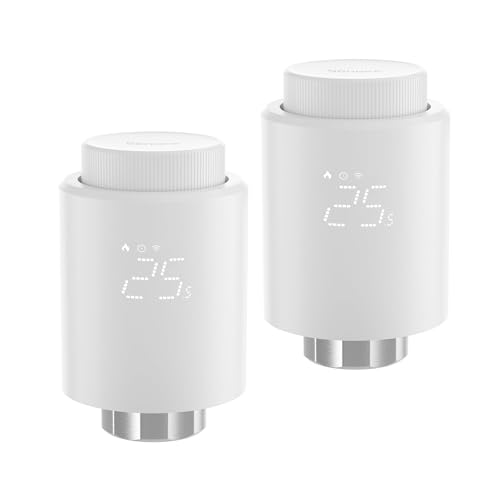 SONOFF TRVZB Smart Heizkörperthermostat, 2 Stück Smart Heizungsthermostat mit App-Funktion, Zigbee Thermostat Benötigt Zigbee 3.0 Hub, kompatibel mit Amazon Alexa/Home Assistant SONOFF TRVZB Smart Heizkörperthermostat, 2 Stück Smart Heizungsthermostat mit App-Funktion, Zigbee Thermostat Benötigt Zigbee 3.0 Hub, kompatibel mit Amazon Alexa/Home Assistant von SONOFF