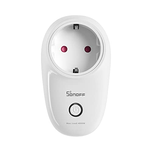 SONOFF Zigbee Steckdose mit Zeitschaltuhr, S26R2 Smart Steckdose mit Timer-Modus und Sprachsteuerung, Smart Home Steckdose, Smart Plug Funktioniert mit Alexa/Google Home/Echo Dot und IFTTT, 16A. von SONOFF