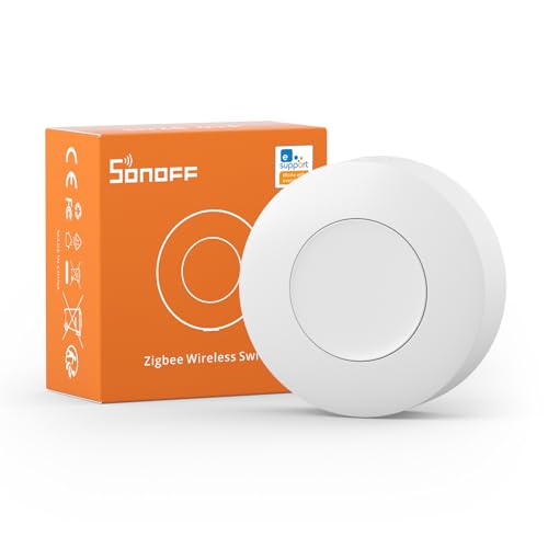 SONOFF SNZB-01P Zigbee Schalter,Zigbee 3.0 Smart Switch,2 Way Zigbee Lichtschalter Unterstützt die Erstellung Intelligenter Szenen Kompatibel mit Alexa/Smarthing/HA/IFTTT,Zigbee Hub Erforderlich SONOFF SNZB-01P Zigbee Schalter,Zigbee 3.0 Smart Switch,2 Way Zigbee Lichtschalter Unterstützt die Erstellung Intelligenter Szenen Kompatibel mit Alexa/Smarthing/HA/IFTTT,Zigbee Hub Erforderlich von SONOFF