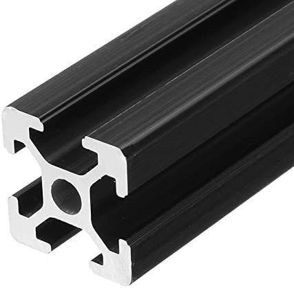 Sonsan Aluminiumprofile, 350 mm Länge, schwarz eloxiert, 2020 T-Schlitz-Aluminium-Profile, Extrusionsrahmen für CNC von SONSAN
