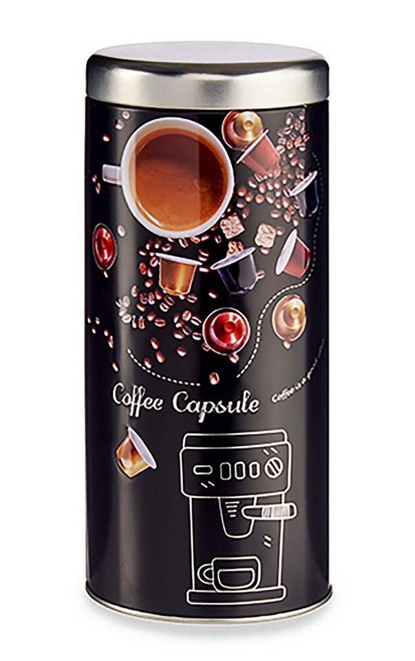 Arte Regal Kaffeedose KAFFEEDOSE Metall Kaffeekapsel Vorratsdose Blechdose Tee Kaffee 301, Dose Halter von Arte Regal