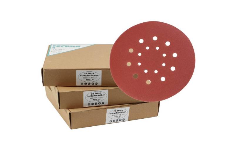 Eckra Schleifscheibe 75 Blatt Klett Schleifscheiben 225mm - Korn: 60 100 180, (75 St) Eckra Schleifscheibe 75 Blatt Klett Schleifscheiben 225mm - Korn: 60 100 180, (75 St) von Eckra