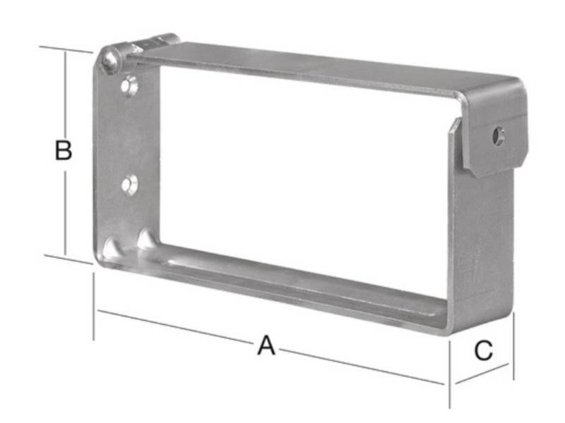 Vormann Halter 100er Pack VORMANN 001440200Z Leiter- und Gerätehalter Länge 200 mm von Vormann