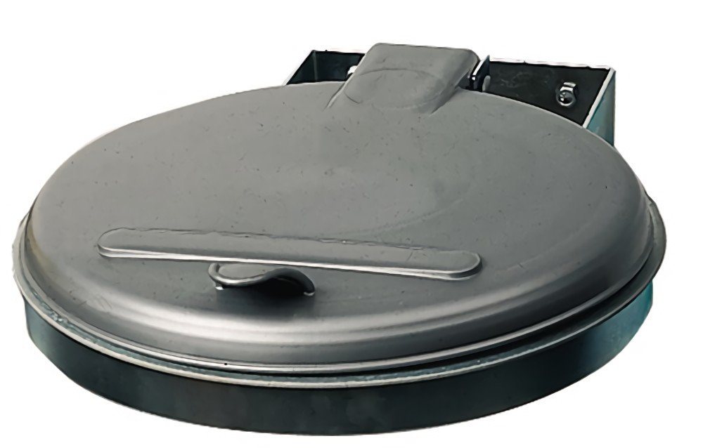 VAR Deckel VAR 1091 Abfallsammler B400xT510mm 120 l Deckel silber (KS) von VAR