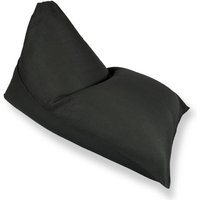 Lazy Bro Sitzsack 140 x 120 x 90 cm für Innen- und Außenbereich, schwimmend, abnehmbar und UV-beständig, Schwarz (LBF140120-7) - Soo Santaï von SOO SANTAÏ