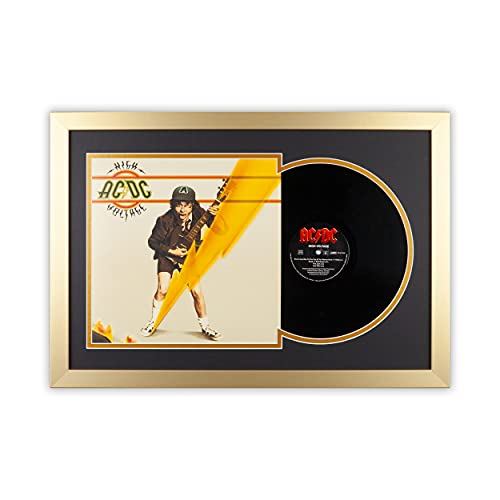 SOOBSOO Schallplatten Rahmen - Gold-1 - LP-Cover und Vinyl Bilderrahmen mit Doppel-Passepartout für 1er-, 2er und 3er LPs SOOBSOO Schallplatten Rahmen - Gold-1 - LP-Cover und Vinyl Bilderrahmen mit Doppel-Passepartout für 1er-, 2er und 3er LPs von SOOBSOO