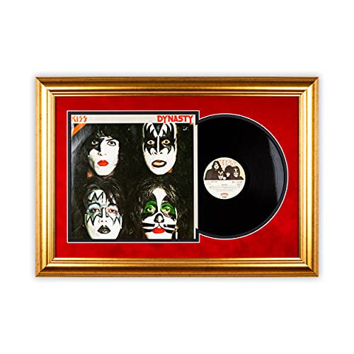 SOOBSOO Schallplatten Rahmen - Velvet-2 - LP-Cover und Vinyl Bilderrahmen mit Doppel-Passepartout für 1er-, 2er und 3er LPs von SOOBSOO