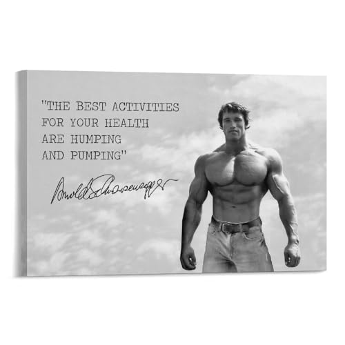 SOONIER Poster Arnold Schwarzenegger Gym Leinwand Gemälde Poster Wandkunst dekorative Bilddrucke moderne Dekoration 60 x 90 cm SOONIER Poster Arnold Schwarzenegger Gym Leinwand Gemälde Poster Wandkunst dekorative Bilddrucke moderne Dekoration 60 x 90 cm von SOONIER