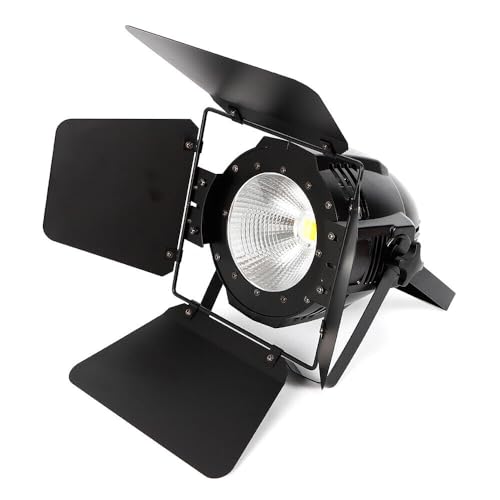 Audience 200 W COB LED Projektor 2-in-1 Bühnenbeleuchtung Warmweiß Licht DJ Szenen Audience Blinder Sound, Auto Film Halterung Lampe Studiobeleuchtung von SOPERIT