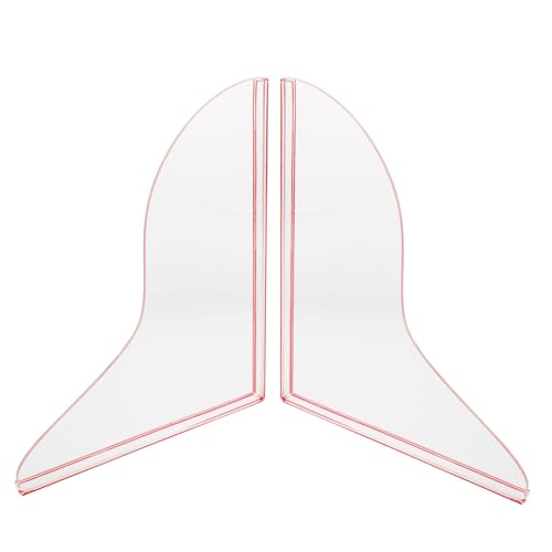 SOPOTUTU 1 Paar Spritzschutz Selbstklebend Transparent Dekoratives Design Große Abdeckung für Effektiven Wasserschutz Badezimmern SOPOTUTU 1 Paar Spritzschutz Selbstklebend Transparent Dekoratives Design Große Abdeckung für Effektiven Wasserschutz Badezimmern von SOPOTUTU