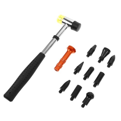 SOPOTUTU 1 Satz Dellen Reparaturset Teiliges Auto Werkzeug Set mit Gummihammer für Karosserie Reparatur Einfaches DIY Dellen Entfernen Nylonreparaturstift und Köpfen SOPOTUTU 1 Satz Dellen Reparaturset Teiliges Auto Werkzeug Set mit Gummihammer für Karosserie Reparatur Einfaches DIY Dellen Entfernen Nylonreparaturstift und Köpfen von SOPOTUTU