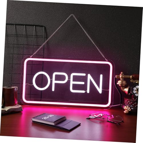 SOPOTUTU 1 Satz LED Neon Open Schild mit USB Leuchtendes Dekoschild für Geschäfte Restaurants und Fenster Einladendes Licht für Auffällige Präsentation SOPOTUTU 1 Satz LED Neon Open Schild mit USB Leuchtendes Dekoschild für Geschäfte Restaurants und Fenster Einladendes Licht für Auffällige Präsentation von SOPOTUTU