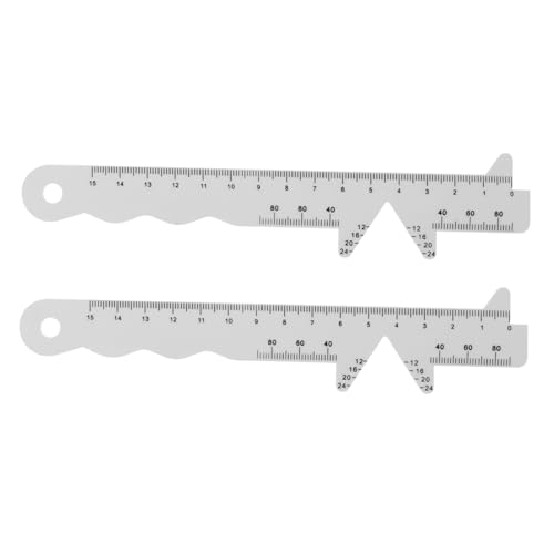SOPOTUTU 1 Satz Teiliges Tragbares Pupillenabstand Messlineal Präziser Optischer Pupillometer Für Brillenglasbestimmung Leichtes Kunststofflineal Für Optiker Und Unterwegs 2 Stück von SOPOTUTU