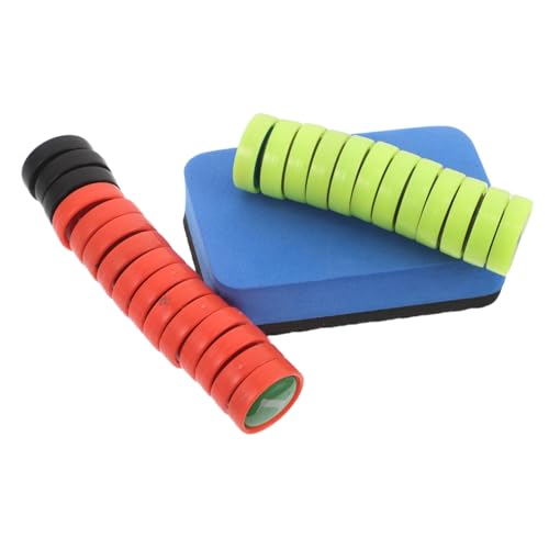 SOPOTUTU 1 Set Fußballbrett-zubehör: Mehrfarbige Spieler-magnetteile – Magnetischer Spielermarker Mit Trockenlöscher – Trainings-clipboard-zubehör von SOPOTUTU