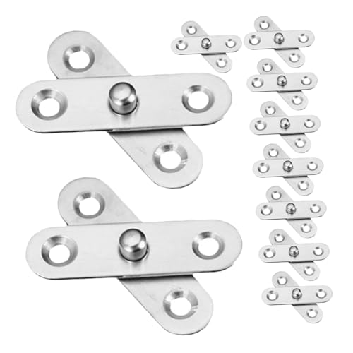 SOPOTUTU 10 Stück Teiliges Drehbare Unsichtbare Türscharniere aus Robustem Edelstahl Versteckte Pivot scharniere für Holzboxen Möbel Schränke und Geheime Türen Langlebige Verdeckte SOPOTUTU 10 Stück Teiliges Drehbare Unsichtbare Türscharniere aus Robustem Edelstahl Versteckte Pivot scharniere für Holzboxen Möbel Schränke und Geheime Türen Langlebige Verdeckte von SOPOTUTU
