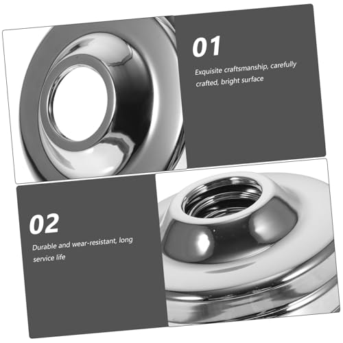 SOPOTUTU 10 Stück Teiliges Edelstahl Duscharmatur Abdeckungen Dekorative Ventilflansche Geformte Rohrverkleidungen Korrosionsbeständig Langlebig für Bad Duschleitungen Geeignet SOPOTUTU 10 Stück Teiliges Edelstahl Duscharmatur Abdeckungen Dekorative Ventilflansche Geformte Rohrverkleidungen Korrosionsbeständig Langlebig für Bad Duschleitungen Geeignet von SOPOTUTU