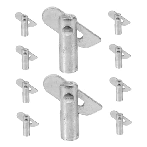 SOPOTUTU 10 Stück Teiliges Gerüst Kupplungsstifte aus Langlebigem Stahl Einfache und Sichere Befestigung für Gerüstverbindungen Verzinkt Schnell Installierbare Haltestifte für Bau von SOPOTUTU