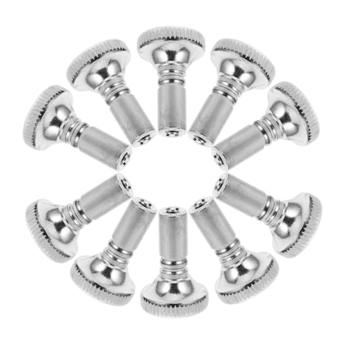 SOPOTUTU 10 Stück Teiliges Lampen drehknopf Robustem Eisen Dekorative Lampenschalterknöpfe mit Elegantem Finish Installieren Ersatz für Lampenfassung und Off schalter Nickelfarben SOPOTUTU 10 Stück Teiliges Lampen drehknopf Robustem Eisen Dekorative Lampenschalterknöpfe mit Elegantem Finish Installieren Ersatz für Lampenfassung und Off schalter Nickelfarben von SOPOTUTU