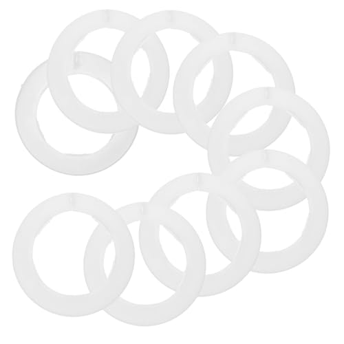 SOPOTUTU 10 Stück Teiliges PVC Rohrabdeckungen Runde Wiederverwendbare Escutcheon Platten Hitze und Korrosionsbeständig Einfache Montage Dekorative Rohrhüllen zur Verschönerung von SOPOTUTU 10 Stück Teiliges PVC Rohrabdeckungen Runde Wiederverwendbare Escutcheon Platten Hitze und Korrosionsbeständig Einfache Montage Dekorative Rohrhüllen zur Verschönerung von von SOPOTUTU