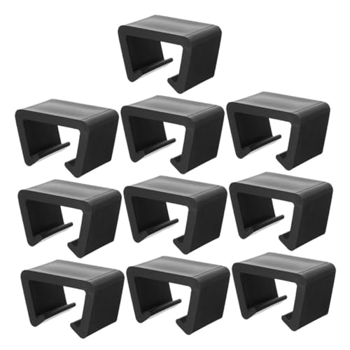 SOPOTUTU 10 Stück Teiliges Patio Sofa Verbinderklammern aus Kunststoff Stabile Rattan Möbelclips zur Sicheren Verbindung von Gartensofas Installieren Kratzschutz für Terrasse und Garten von SOPOTUTU