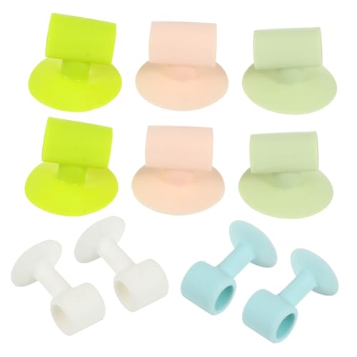 SOPOTUTU 10 Stück Teiliges Silikon Türstopper Kollision Türgriff Schutz Saugnapf in Mischfarben Geräuschloser Wand und Türschutz Wiederverwendbar Installieren für Haushalt SOPOTUTU 10 Stück Teiliges Silikon Türstopper Kollision Türgriff Schutz Saugnapf in Mischfarben Geräuschloser Wand und Türschutz Wiederverwendbar Installieren für Haushalt von SOPOTUTU