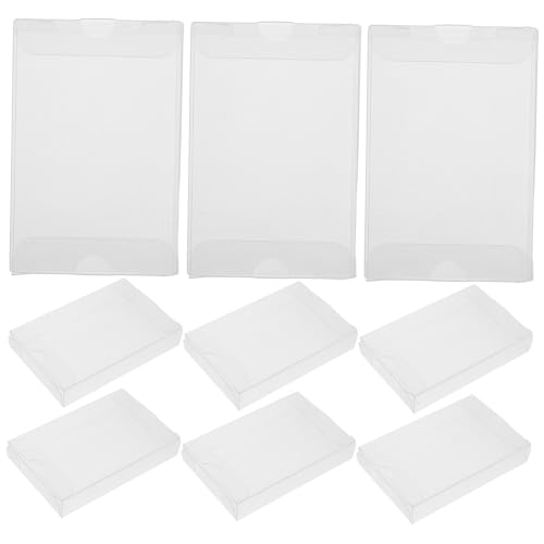 SOPOTUTU 10 Stück Teiliges Transparente PVC Aufbewahrungsbox für Kassetten und Wasserdichter Schutz Stapelbarer Kassettentaschenhalter Kompakt und Leicht für Zuhause und Unterwegs SOPOTUTU 10 Stück Teiliges Transparente PVC Aufbewahrungsbox für Kassetten und Wasserdichter Schutz Stapelbarer Kassettentaschenhalter Kompakt und Leicht für Zuhause und Unterwegs von SOPOTUTU