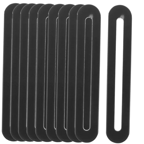 SOPOTUTU 10 Stück Teiliges Verstellbare Edelstahl Flachwinkel Möbelverbinder mit Langloch Robuste Reparaturplatten für Stuhl Schubladenbefestigung Langlebige Rostfreie Montagehalterungen von SOPOTUTU