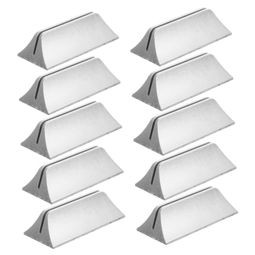 SOPOTUTU 10 Stück Teiliges Verstellbare Kunststoff Schreibtisch Trennwand Klammern mit Stabilem Sockel für Büro und Datenschutzpaneele Zuverlässiger Tischteiler Halter Modernes Design in von SOPOTUTU