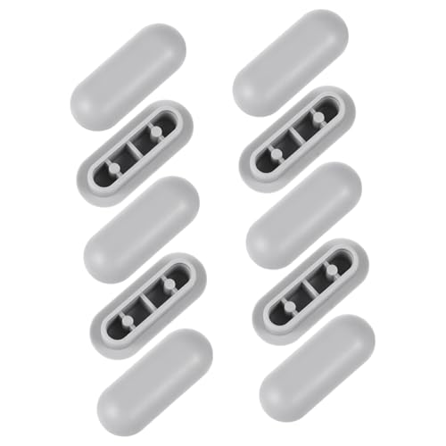 SOPOTUTU 10 Stück Toilettensitz Dämpfer Teilig Rutsch Gasket Schutzpolster Geräuschdämpfer für Wc Klodeckel Langlebig und Selbstklebend von SOPOTUTU