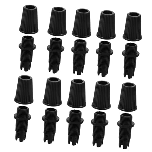 SOPOTUTU 100 Stück Schwarze Kabelverschraubungen Kunststoff Kabeldurchführung Hitzebeständig für Pendelleuchten und Retro Lampenfassung Schraubbare Kabelgriffe zur Kabelbefestigung bei SOPOTUTU 100 Stück Schwarze Kabelverschraubungen Kunststoff Kabeldurchführung Hitzebeständig für Pendelleuchten und Retro Lampenfassung Schraubbare Kabelgriffe zur Kabelbefestigung bei von SOPOTUTU