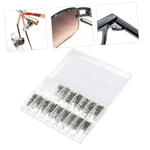 SOPOTUTU 1000 Stück Teiliges Brillen Reparatur Set mit Schraubenbox Schraubendreher Pinzette und Brillentuch Multifunktionales Werkzeug für Brillen Sonnenbrillen und Uhren für Zuhause und SOPOTUTU 1000 Stück Teiliges Brillen Reparatur Set mit Schraubenbox Schraubendreher Pinzette und Brillentuch Multifunktionales Werkzeug für Brillen Sonnenbrillen und Uhren für Zuhause und von SOPOTUTU