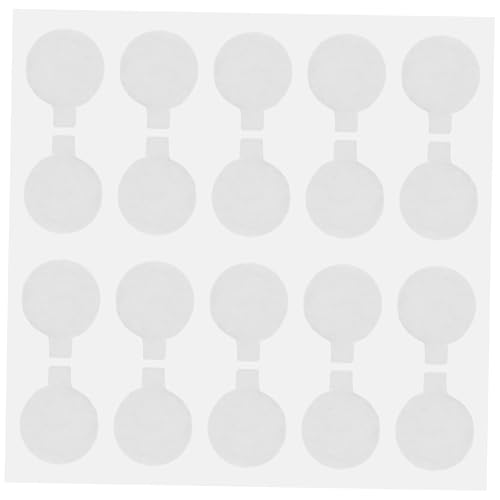 SOPOTUTU 100Stücke Transparente Runde Doppelseitige Klebepunkte Starke Selbstklebende Für Einfache Anwendung Geschenken Dokumenten Und Organisieren von SOPOTUTU