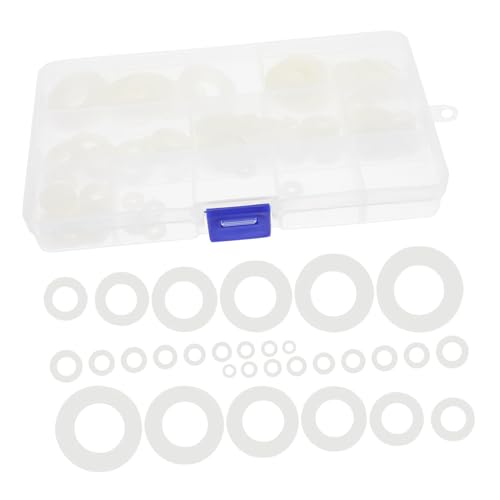 SOPOTUTU 110 Stück Teiliges Unterlegscheiben aus Hochwertigem Gummi Flach und Robust Dichtungsringe für Wasserhahn Reparatur und Haushaltsgeräte Vielseitig Einsetzbar für Schrauben und von SOPOTUTU