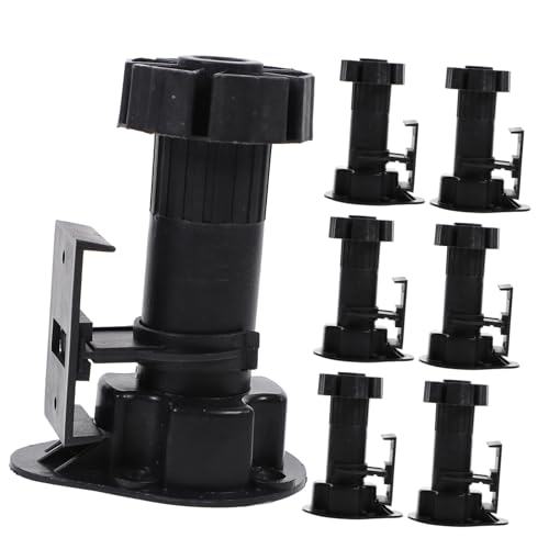 SOPOTUTU 12 Sätze Verstellbare Möbelfüße aus Dickem PP Material Robuste Stellfüße für Schränke und Kommoden mit Befestigung Breitem Gewinde und Präzisem Befestigungsclip für Langlebige SOPOTUTU 12 Sätze Verstellbare Möbelfüße aus Dickem PP Material Robuste Stellfüße für Schränke und Kommoden mit Befestigung Breitem Gewinde und Präzisem Befestigungsclip für Langlebige von SOPOTUTU