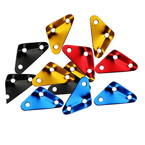 SOPOTUTU 12 Stück Aluminiumlegierung Zeltseilspanner mit Windseilverschluss Einstellbare Schnallen für Camping Wandern und Outdoor Aktivitäten Blau von SOPOTUTU