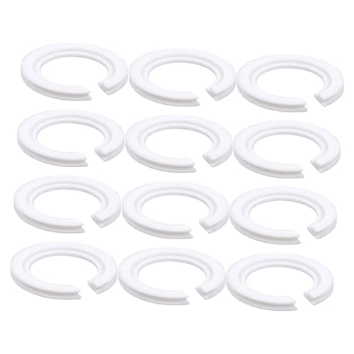 SOPOTUTU 12 Stück Teiliges Lampenschirm Adapterringe aus Langlebigem Nylon Installieren für Wohnzimmer Schlafzimmer Hotel Restaurant für Lampenfassung Weiß SOPOTUTU 12 Stück Teiliges Lampenschirm Adapterringe aus Langlebigem Nylon Installieren für Wohnzimmer Schlafzimmer Hotel Restaurant für Lampenfassung Weiß von SOPOTUTU