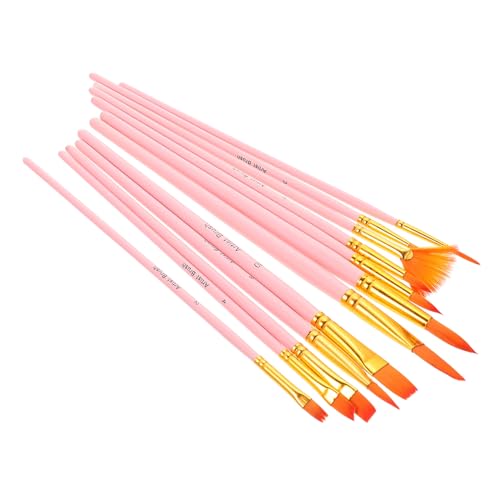 SOPOTUTU 12 Stück Teiliges Nylonhaar Pinselset für Acryl und Aquarellfarben Professionelle Künstlerpinsel in Pastellfarben Leicht und Ergonomisch für Präzises DIY Malen und Vielseitige SOPOTUTU 12 Stück Teiliges Nylonhaar Pinselset für Acryl und Aquarellfarben Professionelle Künstlerpinsel in Pastellfarben Leicht und Ergonomisch für Präzises DIY Malen und Vielseitige von SOPOTUTU