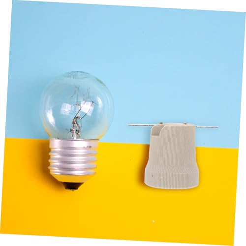SOPOTUTU 12 Stück Teiliges Schraub Lampensockel aus Hitzebeständigem Keramik Kompatibel mit LED Halogen Energiesparlampen Langlebige Lampenfassung für Deckenbeleuchtung und Wohnräume von SOPOTUTU