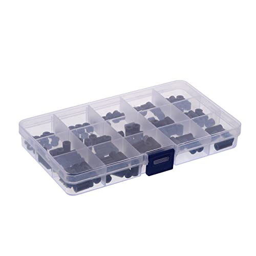 SOPOTUTU 140 Stück Nylon Isolierunterlegscheiben Set Dichtungen Abstandshalter für Elektroinstallationen Tragbare Aufbewahrungsbox für DIY Projekte und Anwendungen Industrie SOPOTUTU 140 Stück Nylon Isolierunterlegscheiben Set Dichtungen Abstandshalter für Elektroinstallationen Tragbare Aufbewahrungsbox für DIY Projekte und Anwendungen Industrie von SOPOTUTU
