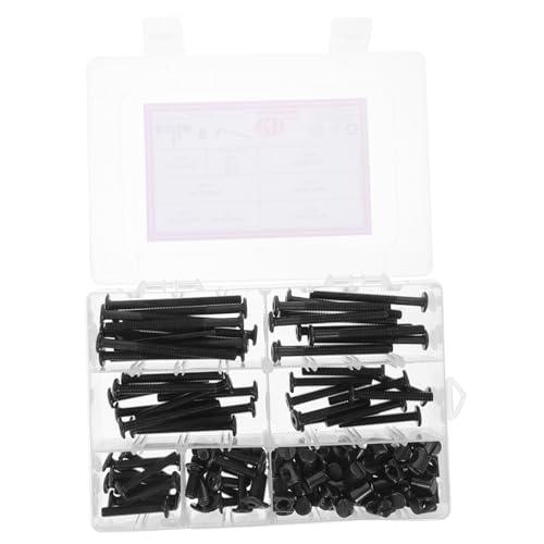 SOPOTUTU 141 Stück Teiliges Schrauben Muttern Babybett Möbelverbinder Innensechskant Schrauben Kit zur Möbelreparatur und Gitterbett Hardware Ersatz für Holzmöbel SOPOTUTU 141 Stück Teiliges Schrauben Muttern Babybett Möbelverbinder Innensechskant Schrauben Kit zur Möbelreparatur und Gitterbett Hardware Ersatz für Holzmöbel von SOPOTUTU