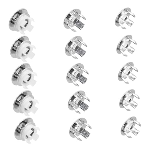 SOPOTUTU 15 Stück Teiliges Bad Waschbecken Überlaufloch Abdeckung Zuverlässige Waschbecken Zubehör Ringe Einfache Montage Langiges Design von SOPOTUTU