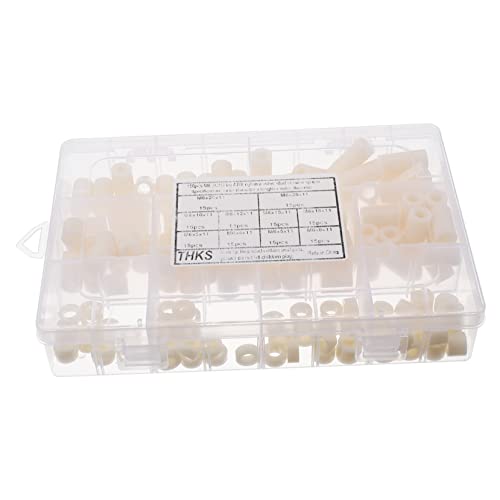 SOPOTUTU 150 Stück Nylon Unterlegscheiben Schraubenhülsen Teiliges Sortiment mit Abstandshaltern und Aufbewahrungsbox für Sicheres Montieren und Isolieren von und SOPOTUTU 150 Stück Nylon Unterlegscheiben Schraubenhülsen Teiliges Sortiment mit Abstandshaltern und Aufbewahrungsbox für Sicheres Montieren und Isolieren von und von SOPOTUTU