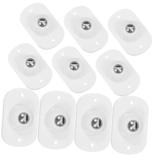 SOPOTUTU 16 Stück Teiliges Selbstklebende Mini Lenkrollen mit Kugelgelenk Schwenkbare Geräuscharme Universalrollen für Möbel und Küchengeräte Einfache Montage Langlebige Kleberäder für von SOPOTUTU