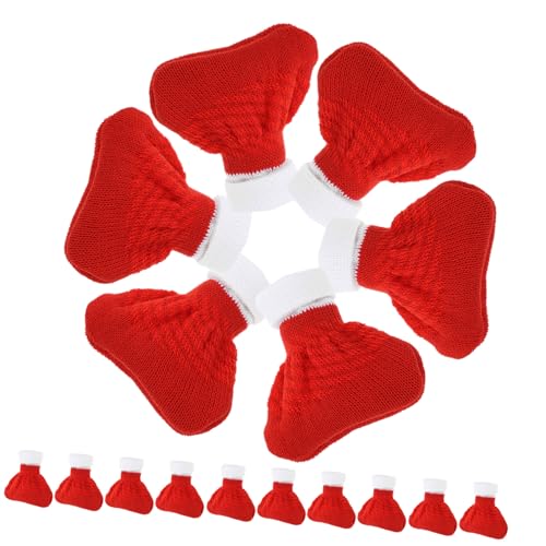 SOPOTUTU 16 Stück Teiliges Weihnachts Stuhlsocken Rot mit Umschlag rutschfeste Möbelbeinabdeckungen Kratzfeste Tisch und Stuhlbeinschoner für Festliche Weihnachtsdekoration SOPOTUTU 16 Stück Teiliges Weihnachts Stuhlsocken Rot mit Umschlag rutschfeste Möbelbeinabdeckungen Kratzfeste Tisch und Stuhlbeinschoner für Festliche Weihnachtsdekoration von SOPOTUTU