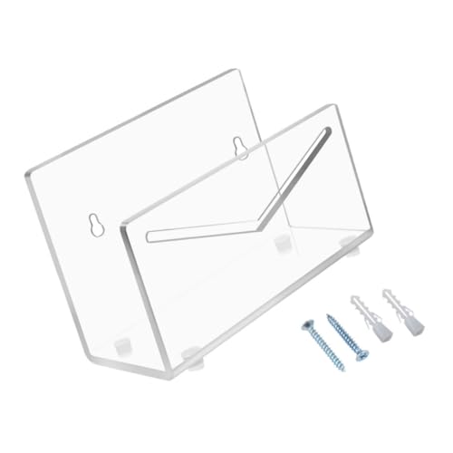 SOPOTUTU 1Satz Acryl Briefhalter Transparente Desktop Ordnung für Büro und Schule Praktischer Umschlagorganisator für Dokumente und Post Schreibtisch von SOPOTUTU