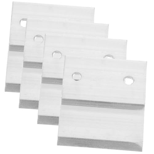 SOPOTUTU 2 Paare Z förmige Aluminiumlegierung French Cleat Bilderaufhänger Schwerlast Spiegel Montagehalter Robuste Wandhalterung für Rahmen und Dekoration von SOPOTUTU