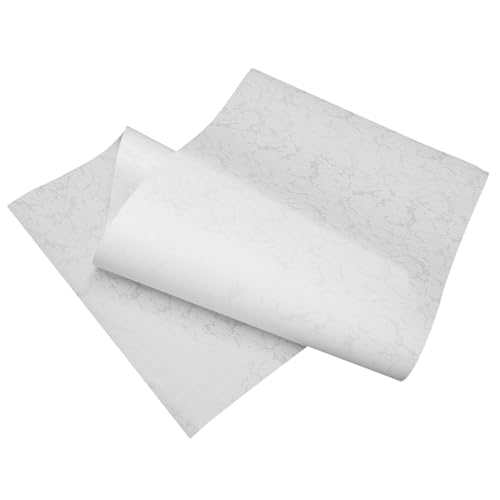 SOPOTUTU 2 Rollen Weißes PVC Lampenschirmmaterial DIY Lampenschirm Bastelmaterial für Tisch und Stehlampen Stabiles Einfach zu Verarbeitendes Lampenschirm Zubehör für Wohn und Arbeitsräume von SOPOTUTU